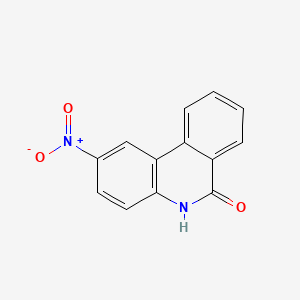 molecular formula C13H8N2O3 B1618396 2-nitro-6(5H)-phenanthridinone CAS No. 78256-30-1