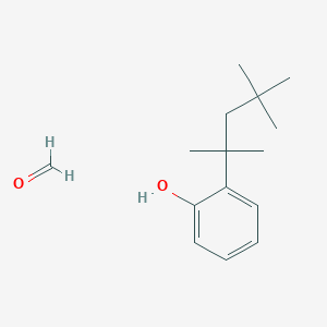 molecular formula C15H24O2 B1618406 Formaldehyde;2-(2,4,4-trimethylpentan-2-yl)phenol CAS No. 9086-40-2