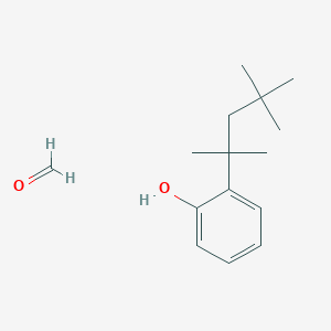 molecular formula C15H24O2 B1618406 Formaldehyde, polymer with (1,1,3,3-tetramethylbutyl)phenol CAS No. 9086-40-2
