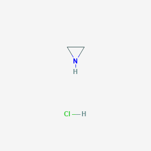 molecular formula C2H6ClN B1618415 Aziridine, hydrochloride CAS No. 26338-45-4