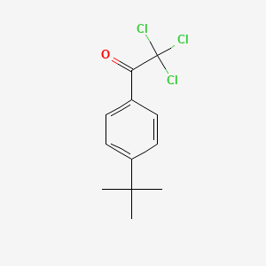 molecular formula C12H13Cl3O B1618421 P-TERT-BUTYL-2,2,2-TRICHLOROACETOPHENONE CAS No. 51326-37-5