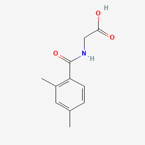 molecular formula C11H13NO3 B1618430 2,4-Dimethylhippuric acid CAS No. 41859-41-0