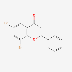 molecular formula C15H8Br2O2 B1618436 6,8-Dibromoflavone CAS No. 42079-81-2