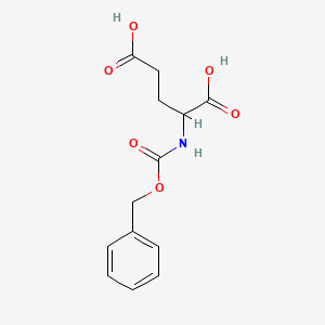 molecular formula C13H15NO6 B1618443 N-[(Benzyloxy)carbonyl]glutamic acid CAS No. 5619-01-2