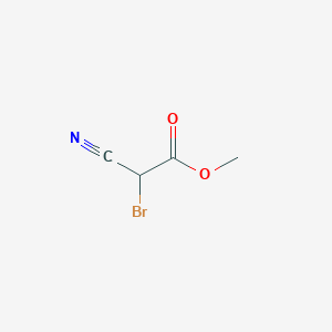 molecular formula C4H4BrNO2 B1618518 Methyl 2-bromo-2-cyanoacetate CAS No. 31253-11-9