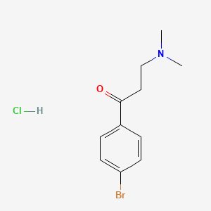 Propiophenone, 4'-bromo-3-(dimethylamino)-, monohydrochloride