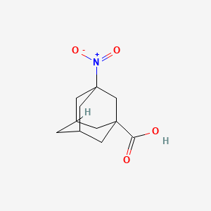 molecular formula C11H15NO4 B1618567 3-Nitroadamantane-1-carboxylic acid CAS No. 42711-76-2