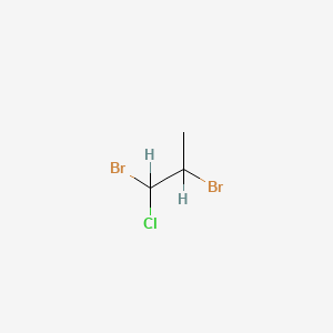 molecular formula C3H5Br2Cl B1618593 1,2-Dibromo-1-chloropropane CAS No. 32595-09-8