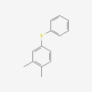 molecular formula C14H14S B1618608 3,4-DIMETHYLDIPHENYLSULFIDE CAS No. 2828-65-1