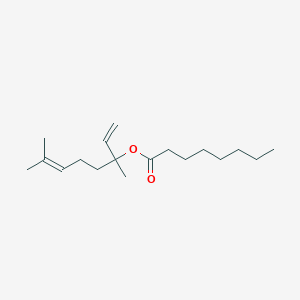 molecular formula C18H32O2 B161862 Linalyl octanoate CAS No. 10024-64-3