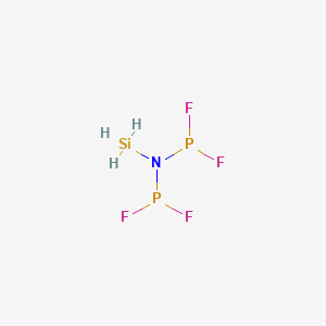 molecular formula F4H3NP2Si B1618623 CID 144495 CAS No. 71579-72-1