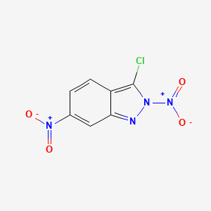 molecular formula C7H3ClN4O4 B1618636 3-Chloro-2,6-dinitro-indazole CAS No. 68159-10-4