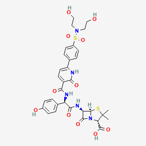 molecular formula C32H35N5O11S2 B1618645 Piridicillin CAS No. 69414-41-1
