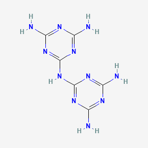 molecular formula C6H9N11 B1618658 2,2'-IMINOBIS[4,6-DIAMINO-1,3,5-TRIAZINE] CAS No. 3576-88-3
