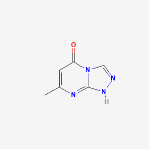 1,2,4-Triazolo[4,3-a]pyrimidin-5-ol, 7-methyl-