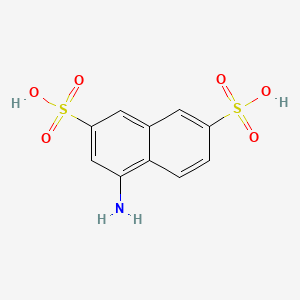 molecular formula C10H9NO6S2 B1618685 1-naphthylamine-3,6-disulfonic acid CAS No. 6251-07-6