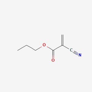 molecular formula C7H9NO2 B1618693 Propyl 2-cyanoacrylate CAS No. 6606-66-2