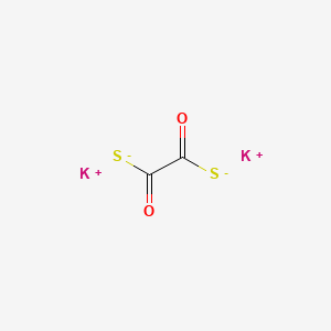 molecular formula C2K2O2S2 B1618701 dipotassium;ethanebis(thioate) CAS No. 20267-56-5
