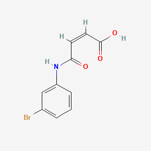 molecular formula C10H8BrNO3 B1618709 2-Butenoic acid, 4-[(3-bromophenyl)amino]-4-oxo-, (Z)- CAS No. 59652-96-9