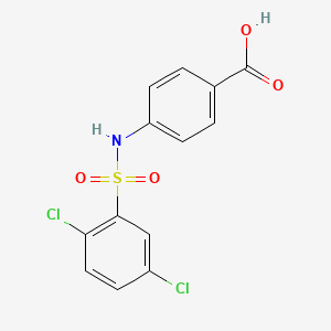 molecular formula C13H9Cl2NO4S B1618714 4-(2,5-Dichloro-benzenesulfonylamino)-benzoic acid CAS No. 88522-31-0