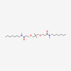 N-heptyl-3-[3-[3-[heptyl(methyl)amino]-3-oxopropoxy]-2,2-dimethylpropoxy]-N-methylpropanamide
