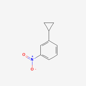 molecular formula C9H9NO2 B1618739 1-Cyclopropyl-3-nitrobenzene CAS No. 22396-07-2