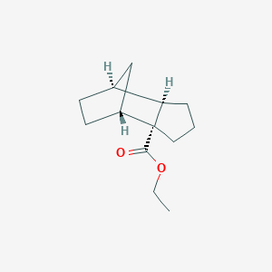 molecular formula C13H20O2 B1618757 Ethyl (1R,2R,6R,7S)-tricyclo[5.2.1.02,6]decane-2-carboxylate CAS No. 80623-07-0