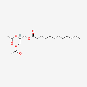 Dodecanoic acid, ester with 1,2,3-propanetriol diacetate