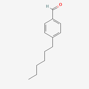 molecular formula C13H18O B1618783 Benzaldehyde, 4-hexyl- CAS No. 49763-69-1