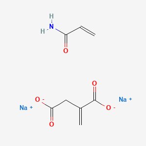 Butanedioic acid, methylene-, disodium salt, polymer with 2-propenamide