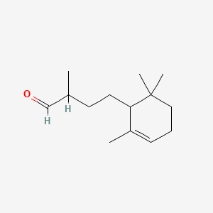 alpha,2,6,6-Tetramethyl-2-cyclohexene-1-butyraldehyde