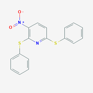 3-Nitro-2,6-bis(phenylsulfanyl)pyridine