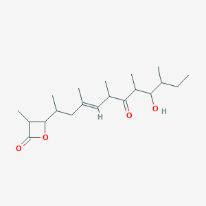 molecular formula C20H34O4 B161881 Ebelactone a CAS No. 76808-16-7