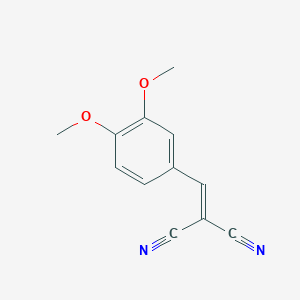molecular formula C12H10N2O2 B1618836 (3,4-Dimethoxybenzylidene)malononitrile CAS No. 2972-80-7