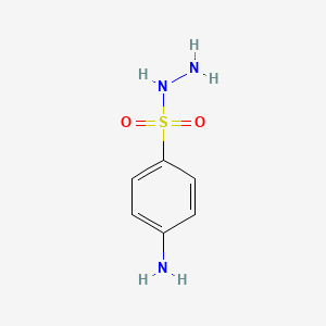 molecular formula C6H9N3O2S B1618850 4-Aminobenzenesulfonohydrazide CAS No. 5450-86-2