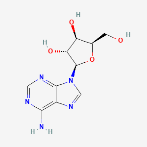 molecular formula C10H13N5O4 B1618874 2',3'-O-Isopropylideneadenosine-13C5 CAS No. 524-69-6