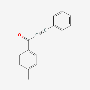 molecular formula C16H12O B1618881 1-(4-Methylphenyl)-3-phenylprop-2-yn-1-one CAS No. 20442-65-3