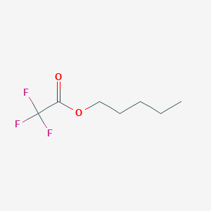 molecular formula C7H11F3O2 B1618894 Acetic acid, trifluoro-, pentyl ester CAS No. 327-70-8