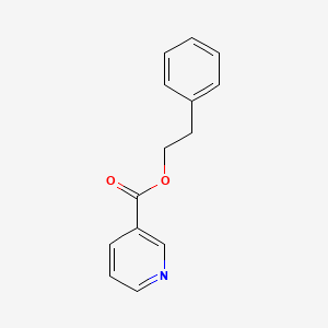 molecular formula C14H13NO2 B1618902 2-Phenylethyl nicotinate CAS No. 71653-43-5