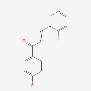 3-(2-Fluorophenyl)-1-(4-fluorophenyl)prop-2-en-1-one