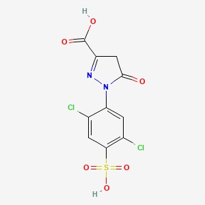 1-(2,5-Dichloro-4-sulfophenyl)-5-oxo-4,5-dihydro-1h-pyrazole-3-carboxylic acid