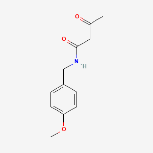 molecular formula C12H15NO3 B1618933 N-(4-Methoxybenzyl)Acetoacetamide CAS No. 51719-12-1
