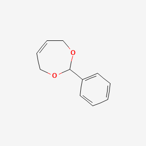molecular formula C11H12O2 B1618934 4,7-Dihydro-2-phenyl-1,3-dioxepin CAS No. 2568-24-3