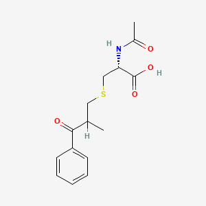 molecular formula C15H19NO4S B1618945 Bencisteine CAS No. 42293-72-1
