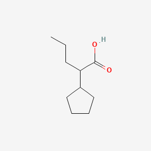 molecular formula C10H18O2 B1618953 2-Cyclopentylvaleric acid CAS No. 5732-83-2