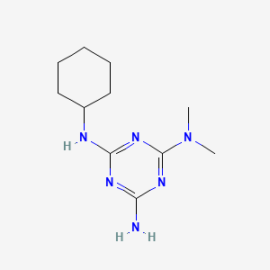 s-Triazine, 2-amino-4-(cyclohexylamino)-6-(dimethylamino)-