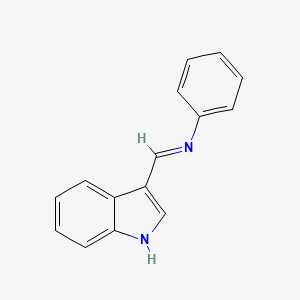 3-(N-Phenylformimidoyl)indole