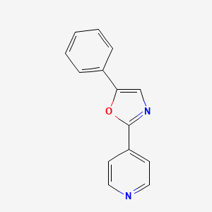 5-Phenyl-2-(4-pyridyl)oxazole