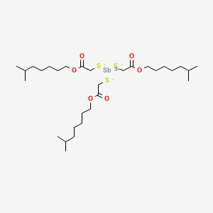 molecular formula C30H57O6S3S B1618969 Antimony tris(isooctyl thioglycolate) CAS No. 27288-44-4