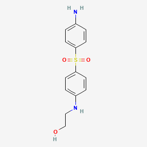 2-(4-Sulfanilylanilino)ethanol